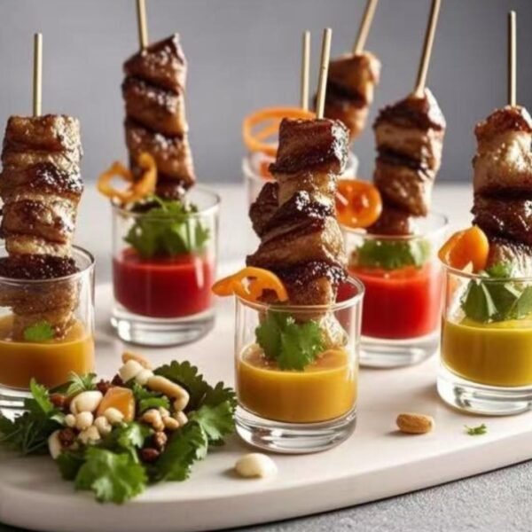 17 AAA Beef Skewer with Pineapple