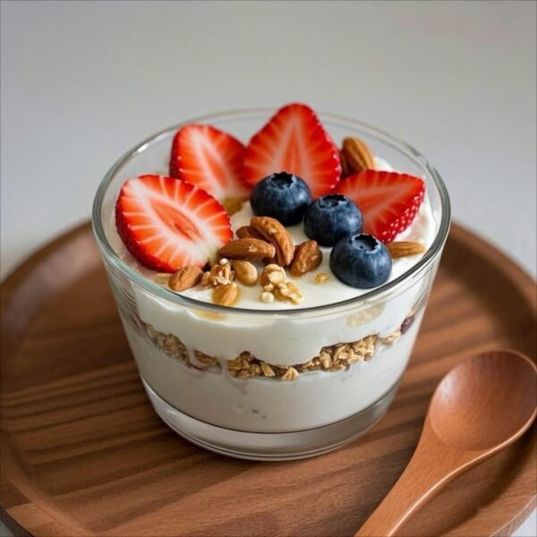 3 Strawberry Yogurt Oat Cup