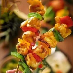 8 Grill Chicken Skewer Pepper